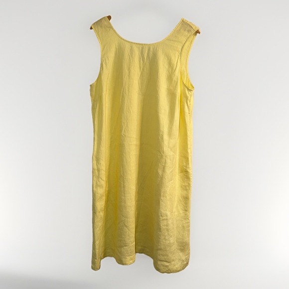 J. Jill Dresses & Skirts - J. Jill Love Jill Women's Size L Tall 100% Linen Tunic Dress Sleeveless Pockets